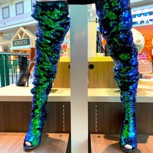 Mermaid Thigh High Boots